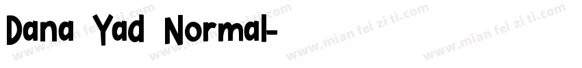 Dana Yad Normal字体转换